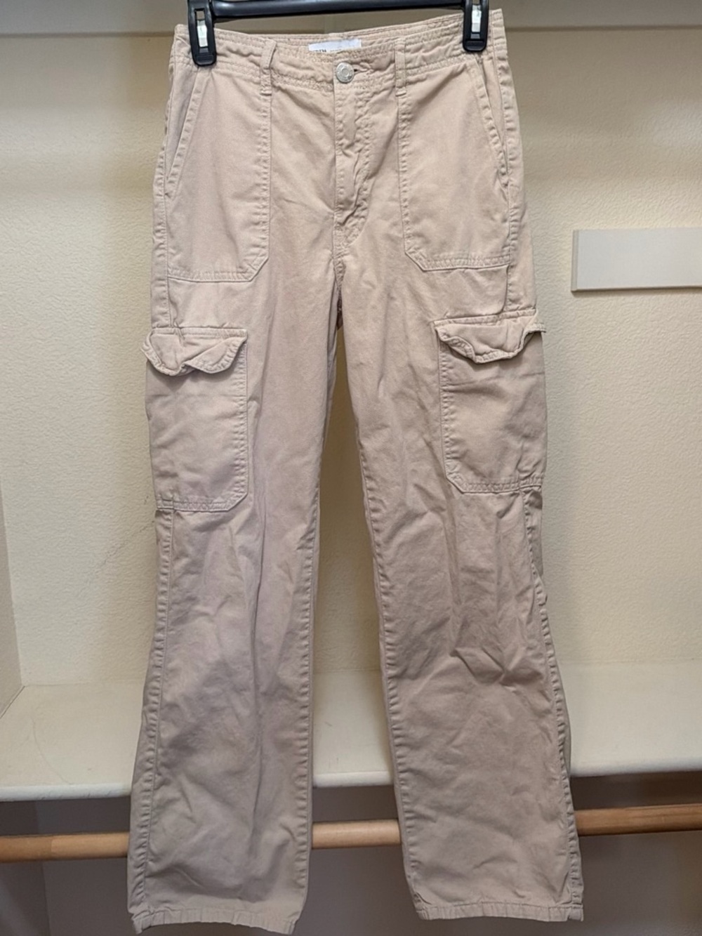 Zara Beige Cargo Pants